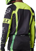 Side profile of Fox 180 Monster apparel demonstrating the breathable mesh panels