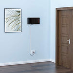 Yecaye speaker wire hider kit showing the easy peel and stick double sided self adhesive tape installation.