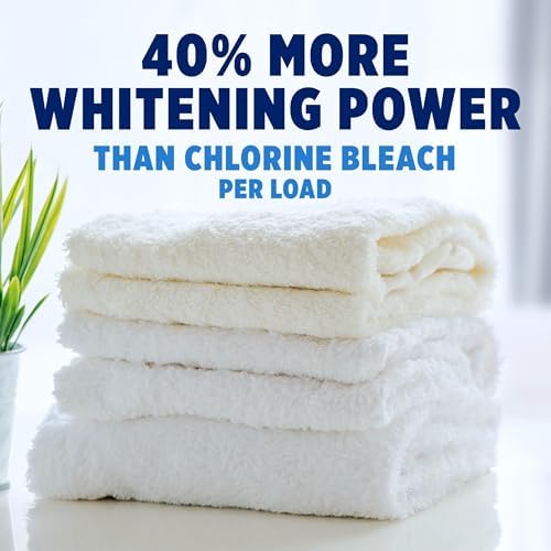 Oxygen-based chlorine free laundry whitener for stain removal