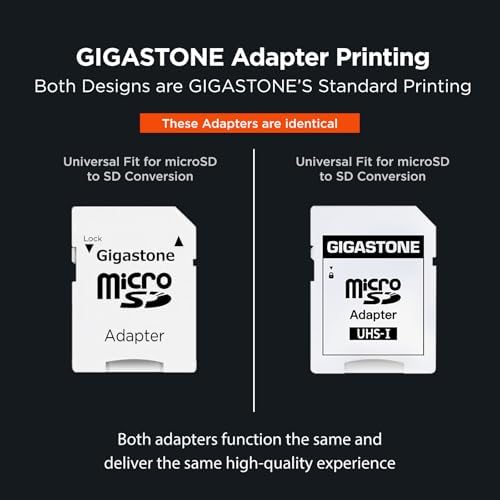 Gigastone memory card storage kit with dual mini protective cases