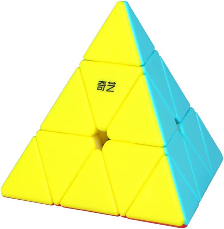 Roxenda Pyramid Speed Cube front view triangle puzzle