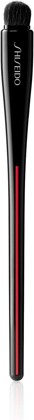 Shiseido Hanen Fude Eye Shading Brush front view premium makeup tools