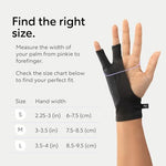 Packaging of authentic Paperlike digital illustration glove in small medium large sizes