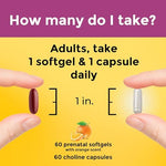 Nature Made Prenatal and Choline supplement packaging