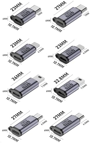 Premium retail packaging of the imported electronic converter set for multi device connectivity.