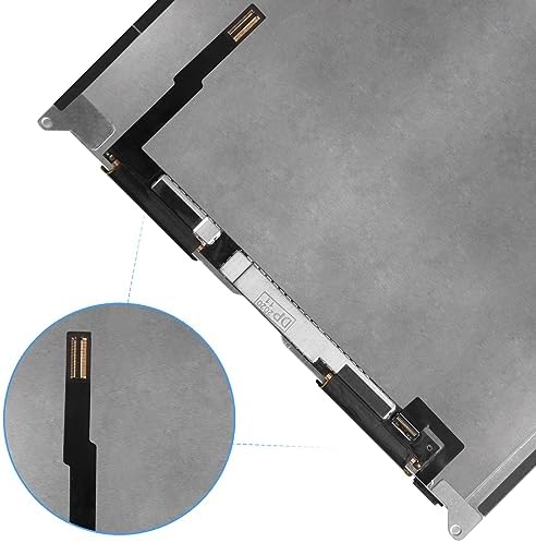 Side profile of the slim design replacement screen panel for tablets.