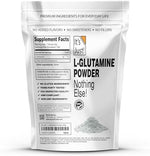Its Just L-Glutamine unflavored amino acid supplement tub