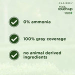 Back of Clairol Root Touch-Up 2 Black box showing instructions