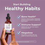 MaryRuth Organics organic lichen sourced vegan cholecalciferol liquid drops pineapple flavor