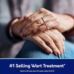 At-home wart freezing treatment pen with precision applicator