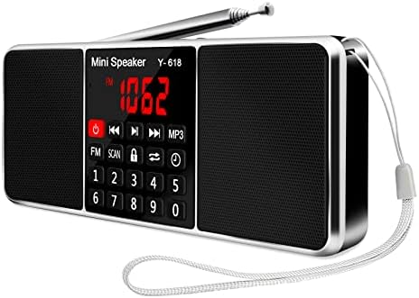 Lefon portable digital radio with LED screen and numeric keypad