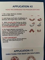 Packaging detail of Bondezz non-toxic denture glue alternative made in USA.