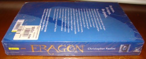 Back cover detail of Eragon French Edition by Christopher Paolini.