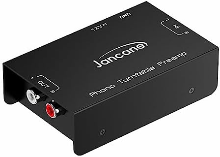 Cotsoco stereophonic vinyl preamp highlighting stereo RCA inputs and ground terminal connection