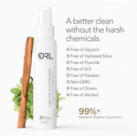 Eco-friendly aluminum pump bottle of ORL non-toxic toothpaste