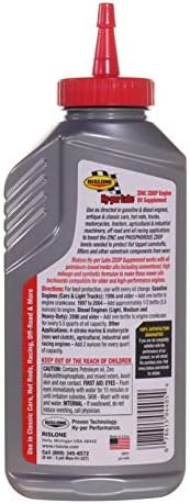 Rislone 4405 Zinc Treatment yellow bottle label details