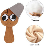 Sprunky Brud plush toy in brown sitting