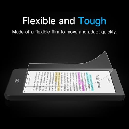 Instructions and components of MoKo Kobo Clara screen protector