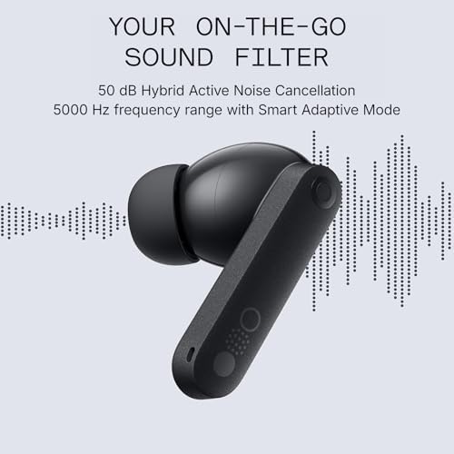Close up view of CMF Buds Pro 2 earbud design