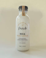 Fresh Milk Body Lotion container and label overview