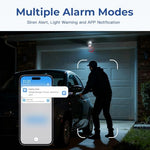 Vsmahome smart home camera system demonstrating the two way audio feature with a smartphone application interface