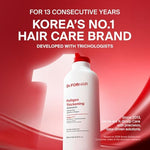 Dr.FORHAIR Folligen anti breakage shampoo bottle showcasing biotin and rosemary ingredients