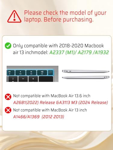 Seorsok elegant beige hard shell protective case with transparent keyboard cover