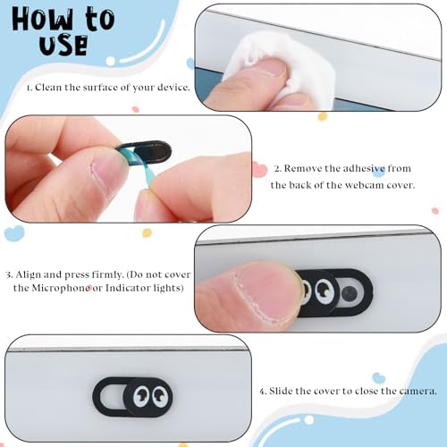Ultra thin camera blocker sticker attached to a modern smartphone screen