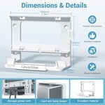 FlenKn mesh router accessory kit showing included wall anchors, installation screws, and wire fixing ties.