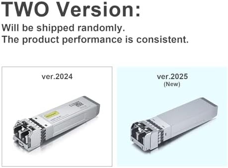 Close up of 10Gtek SFP+ transceiver LC duplex optical ports.