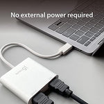 j5create USB 3.0 to Dual HDMI hardware adapter displaying the compact and portable sleek design.