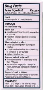 Muro 128 Sodium Chloride 2% eye drops bottle showing sterile dropper tip.