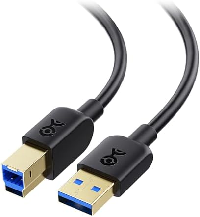Cable Matters SuperSpeed USB 3.0 Type A to B Cable in Black 10 Feet - Image 2