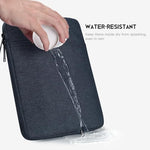 CaseBuy slim protective sleeve accommodating a tablet with attached keyboard