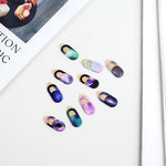 Ten pieces of Brvlsoc vinyl privacy camera covers displayed together showing assorted vibrant hues.