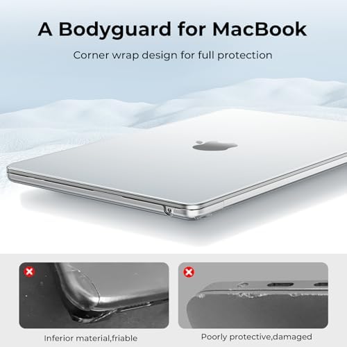 EooCoo laptop cover bottom view displaying heat dissipation vents and rubber feet
