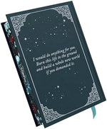 Close up of Twisted Collector's Edition stained page edges
