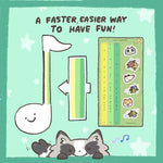Decorative animal and flower stickers included in Honey Hamstore set