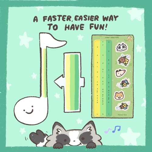Decorative animal and flower stickers included in Honey Hamstore set