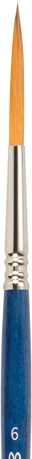Escoda Size 6 watercolor brush bristle close up