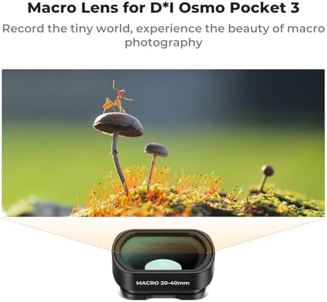 Close up of K&F Concept magnetic ND filter for Pocket 3