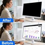 ZOEGAA 16 by 9 aspect ratio privacy filter showing 60 degree side blackout effect