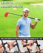 Extendable metal shaft mechanism on Kofull golf club