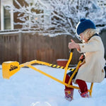 Side profile of The Big Dig sandbox excavator for kids outdoor play