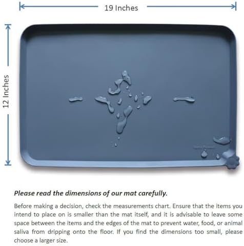 Hoki Found easy to clean dishwasher safe pet mat