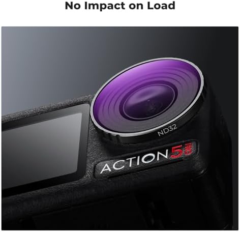 DJI Osmo Action 5 Pro with K&F Concept filter attached