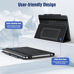 TiMOVO protective tablet sleeve showing integrated elastic stylus pen loop