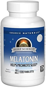 Source Naturals Melatonin, 10 mg, 120 Tabs - Image 2