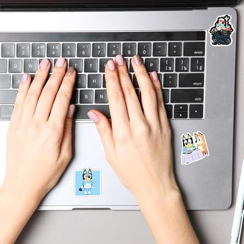 Collection of unique aesthetic vinyl stickers for skateboards and luggage