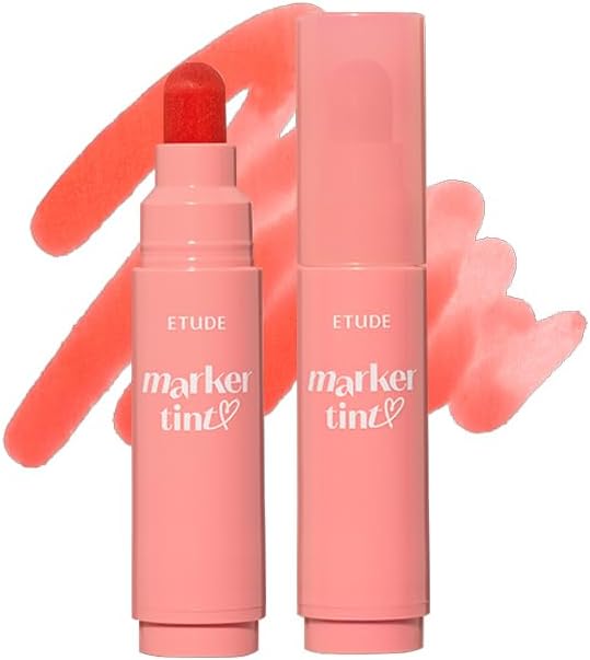 ETUDE Dear Darling Marker Tint #4 Milk Strawberry (5g) | Hydrating & Long Lasting Lip Stain | High Pigmented Lip Maker with Easy Drawing Tip | Korean Lip Tint, Korean Makeup, Kbeauty - Image 10